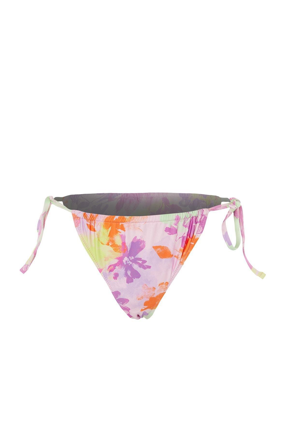 Multicolour Floral Bikini Bottom, , large image number 8