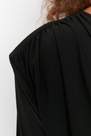 Trendyol - Black V-Neck Plus Size Bodysuit