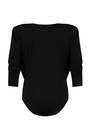 Trendyol - Black V-Neck Plus Size Bodysuit