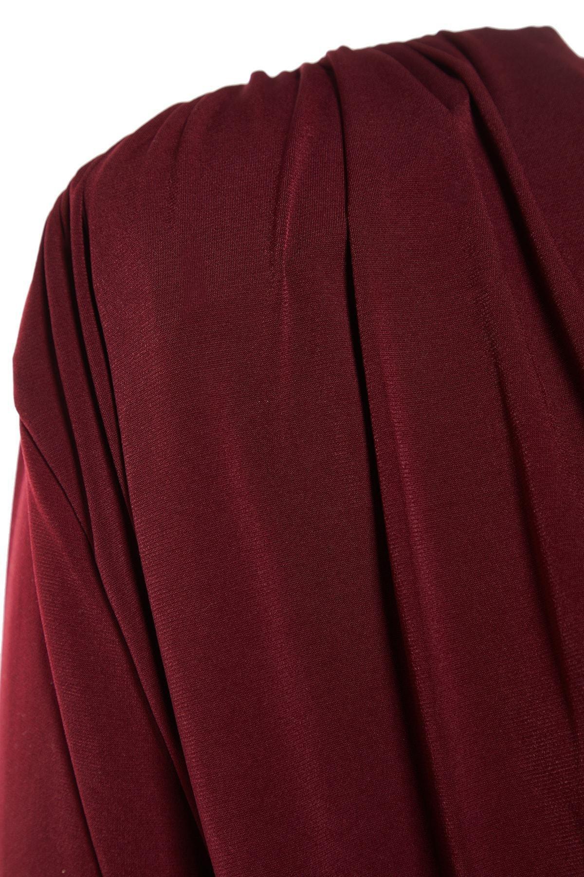 Burgundy Plus Size Bodysuit, , large image number 5