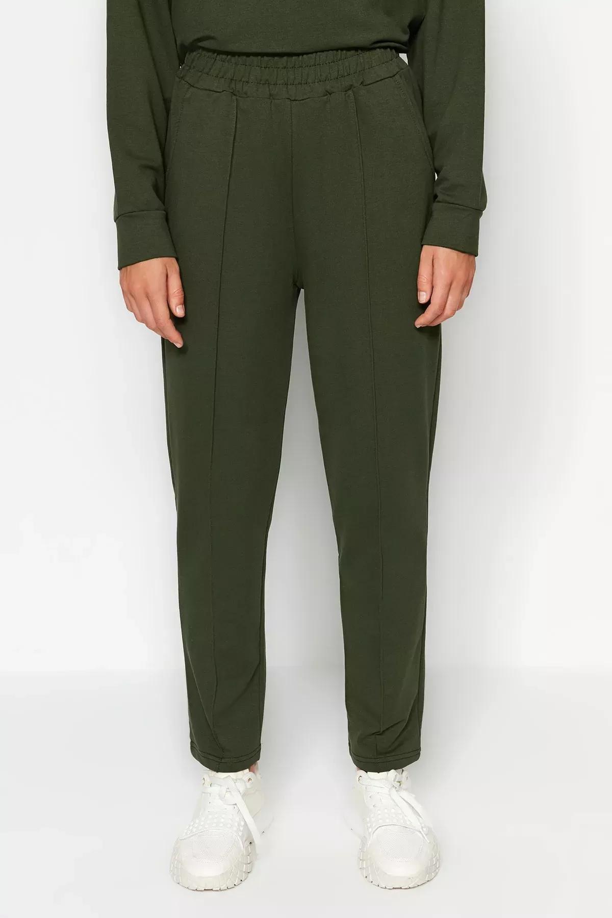 Green Detailed Knitted Co-Ord Set, , large image number 4