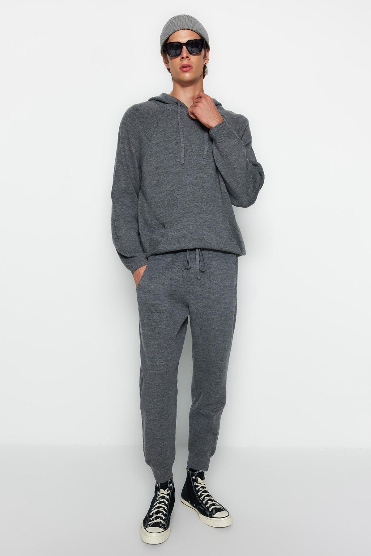 Gray Joggers Long Pants, , large image number 3