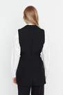 Trendyol - Black Lapel Collar Vest