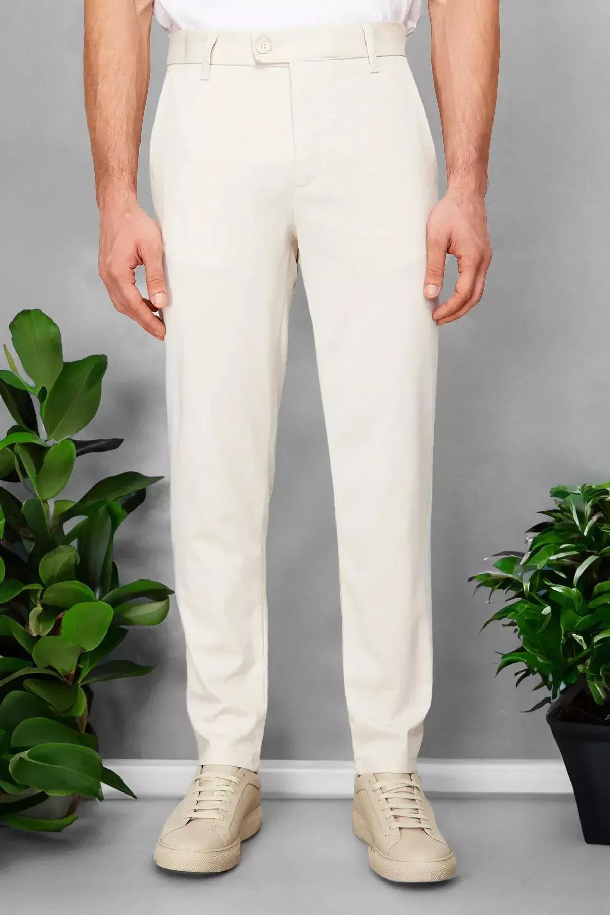 Beige Trousers, STONE, large image number 0