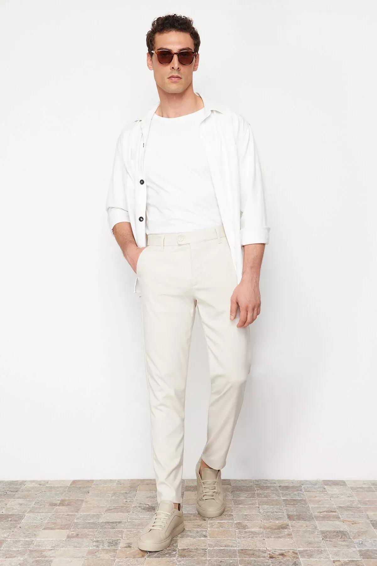 Beige Trousers, STONE, large image number 8