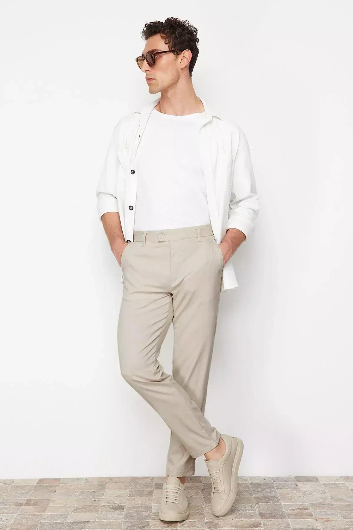 Beige Trousers, STONE, large image number 9