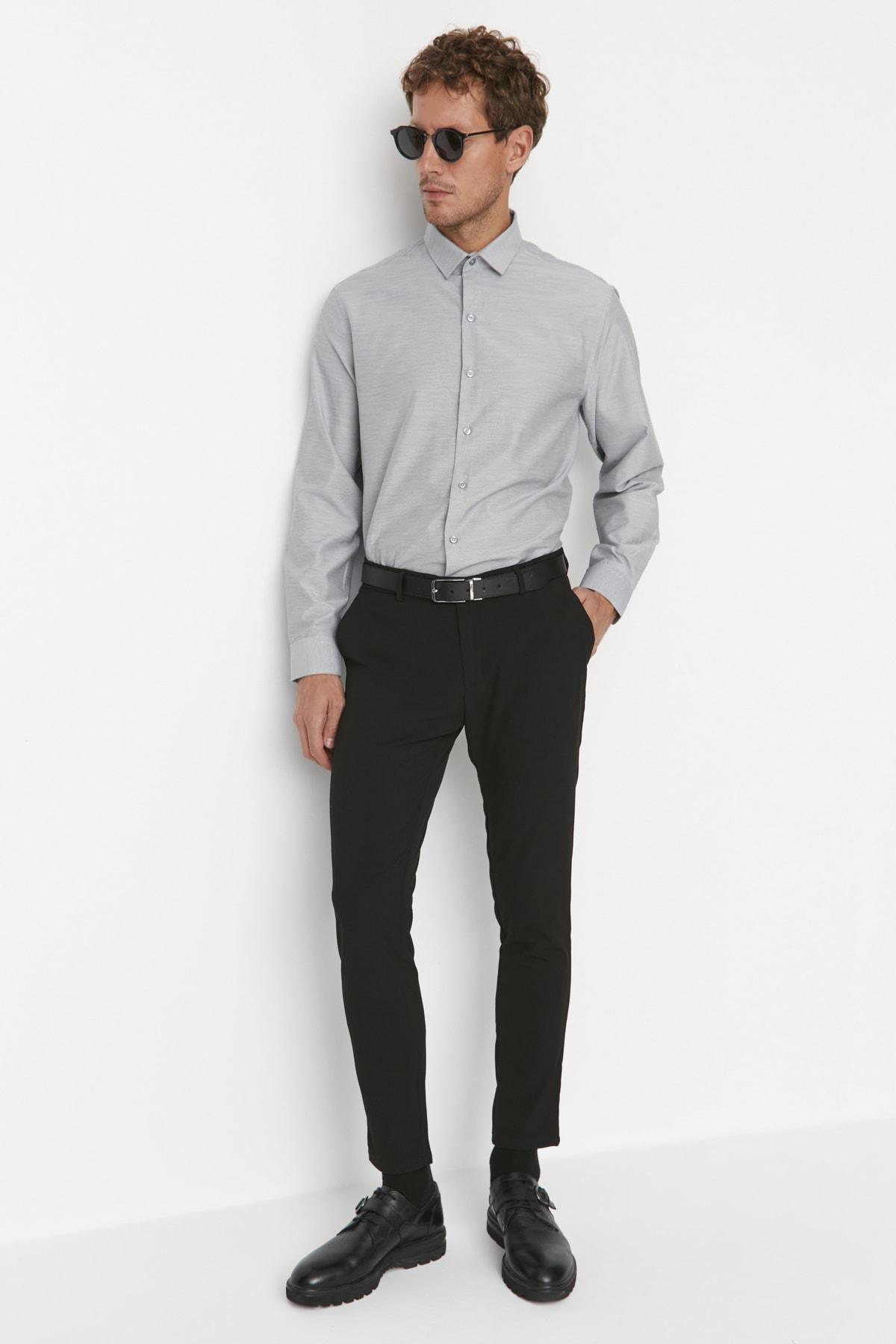 Black Slim Pants, , large image number 0