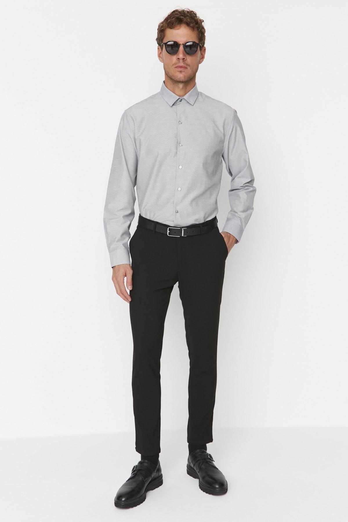 Black Slim Pants, , large image number 1