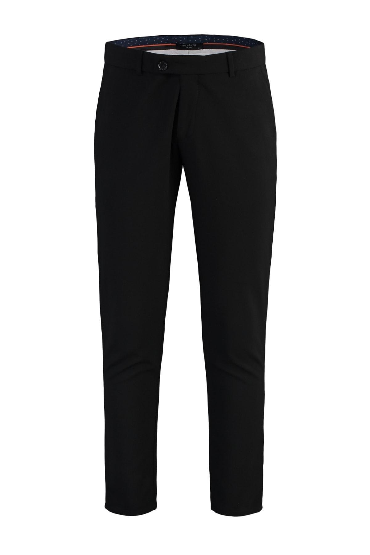 Black Slim Pants, , large image number 6