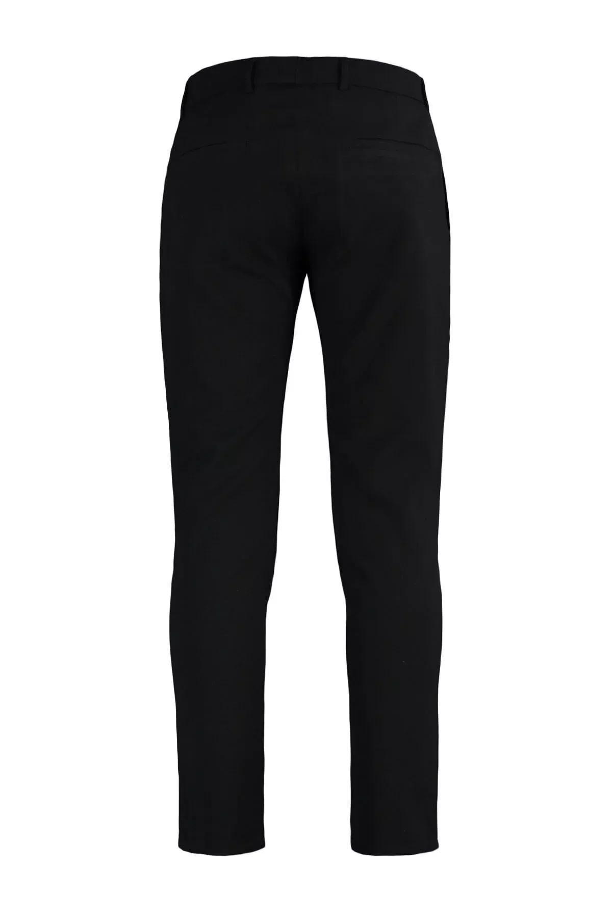 Black Slim Pants, Black, large image number 6