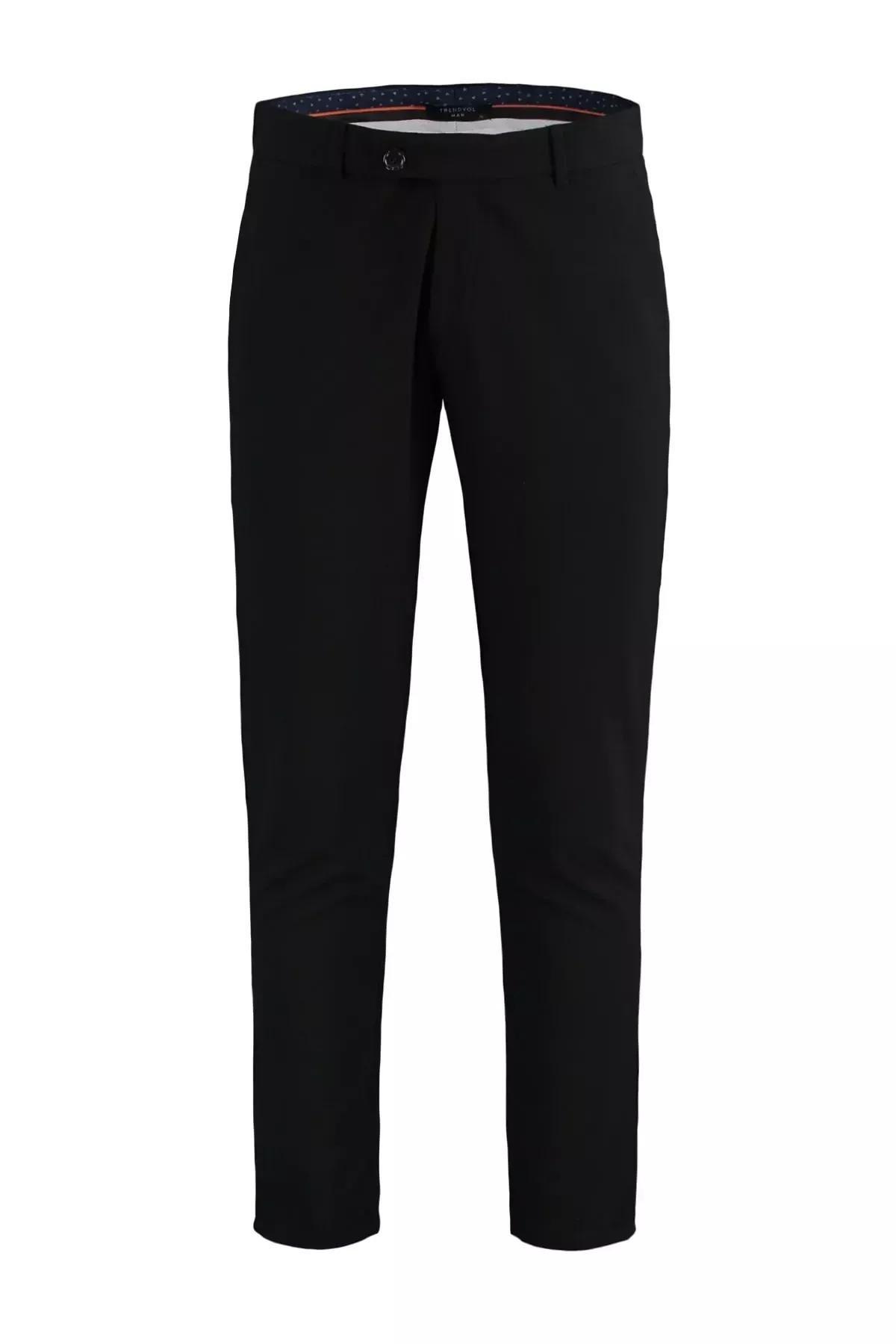 Black Slim Pants, Black, large image number 7