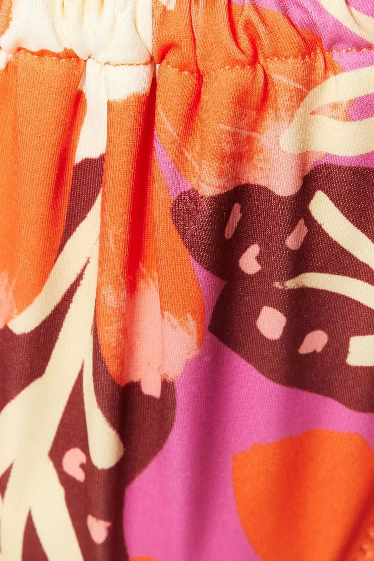 Multicolour Floral Bikini Bottom, Multicolor, large image number 8