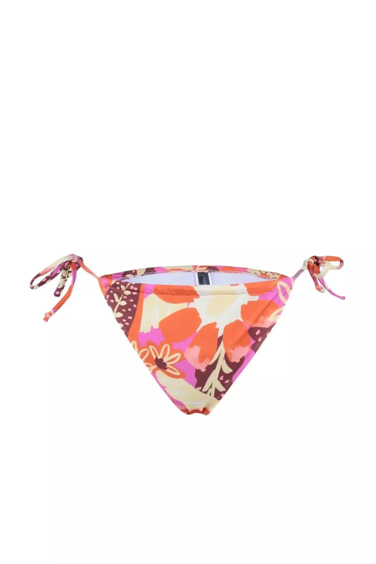 Multicolour Floral Bikini Bottom, Multicolor, medium
