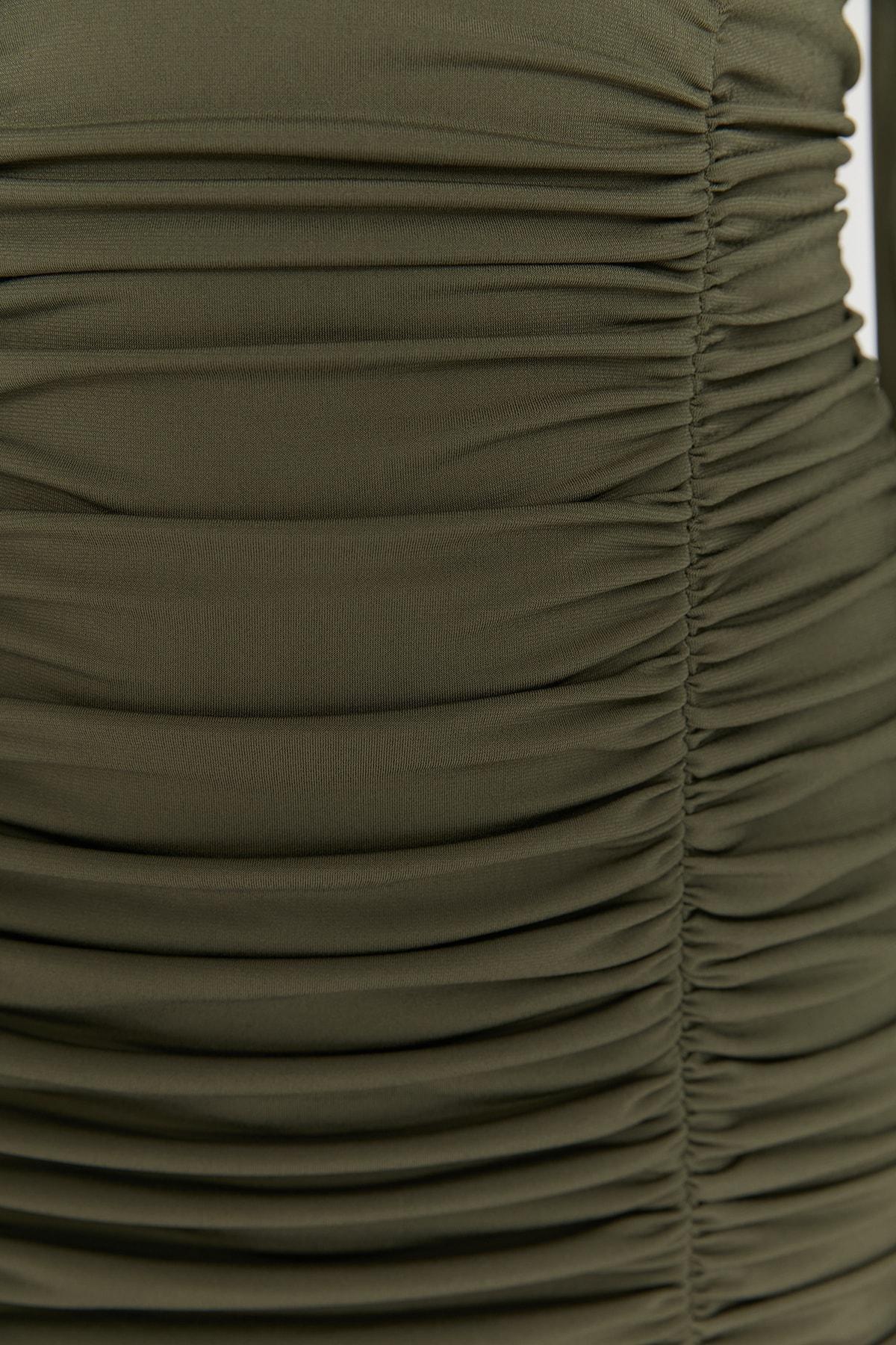 Trendyol - Khaki Bodycon Dress