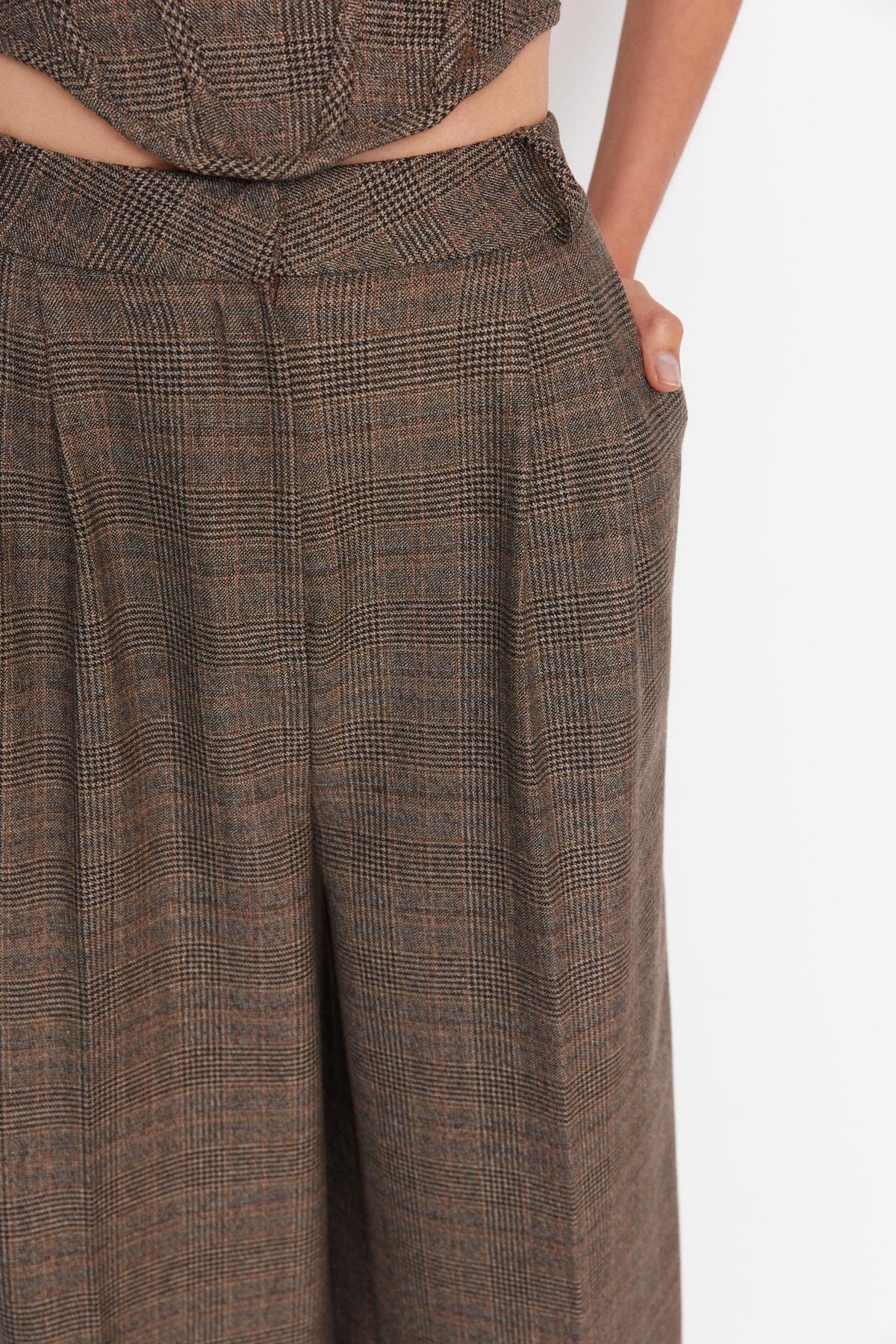 Brown Wide Leg Pants, , large image number 2