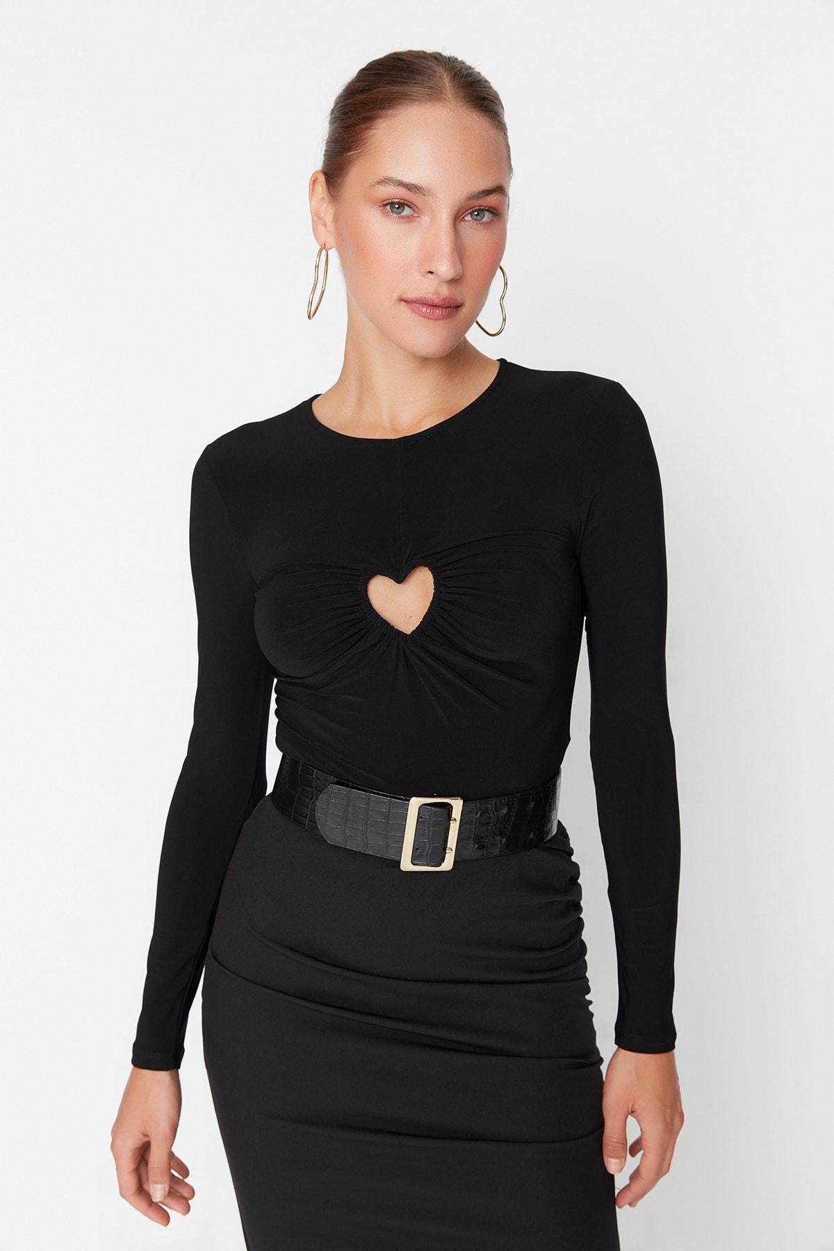 Black Women Bodysuit, , large image number 0