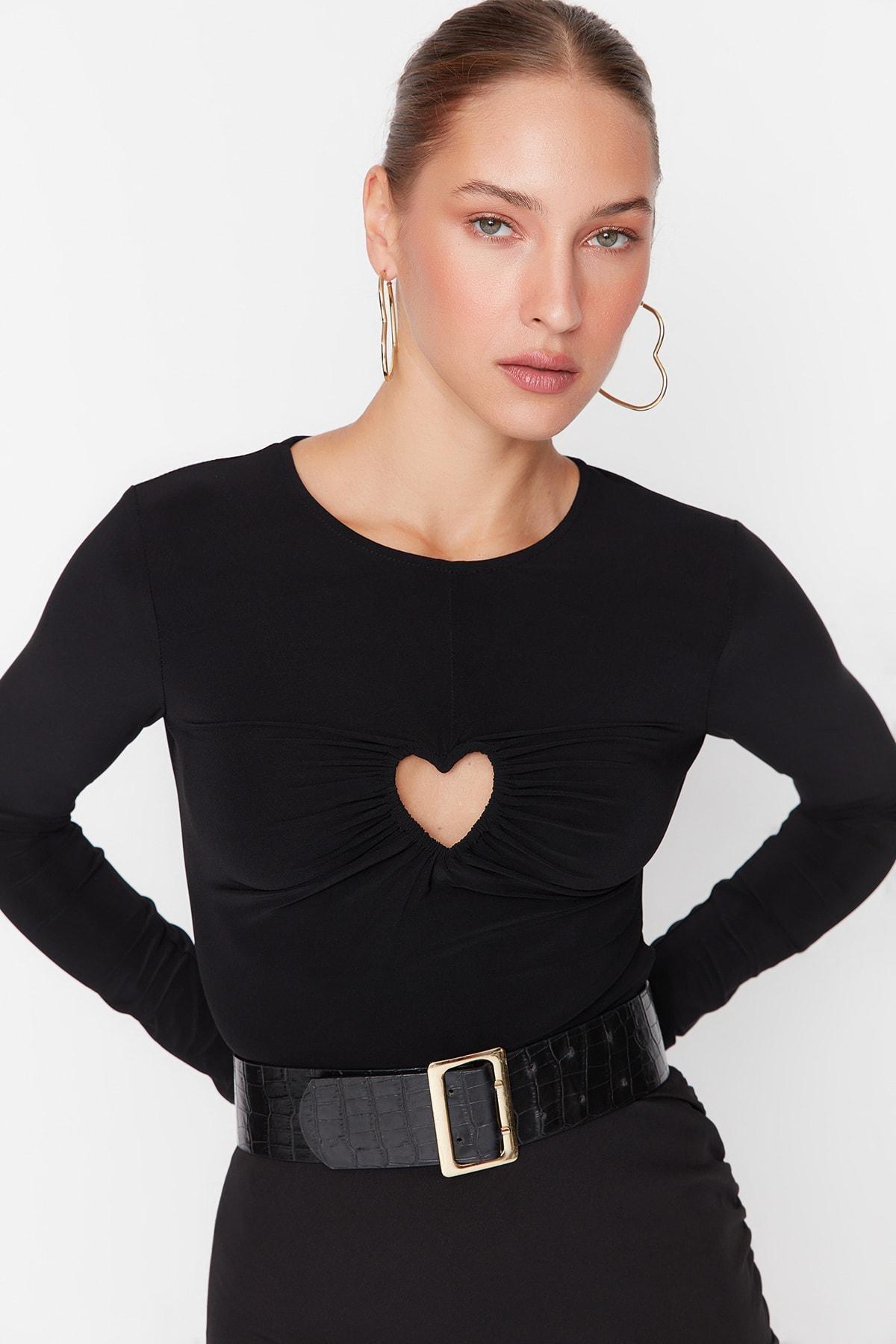 Black Women Bodysuit, , large image number 3