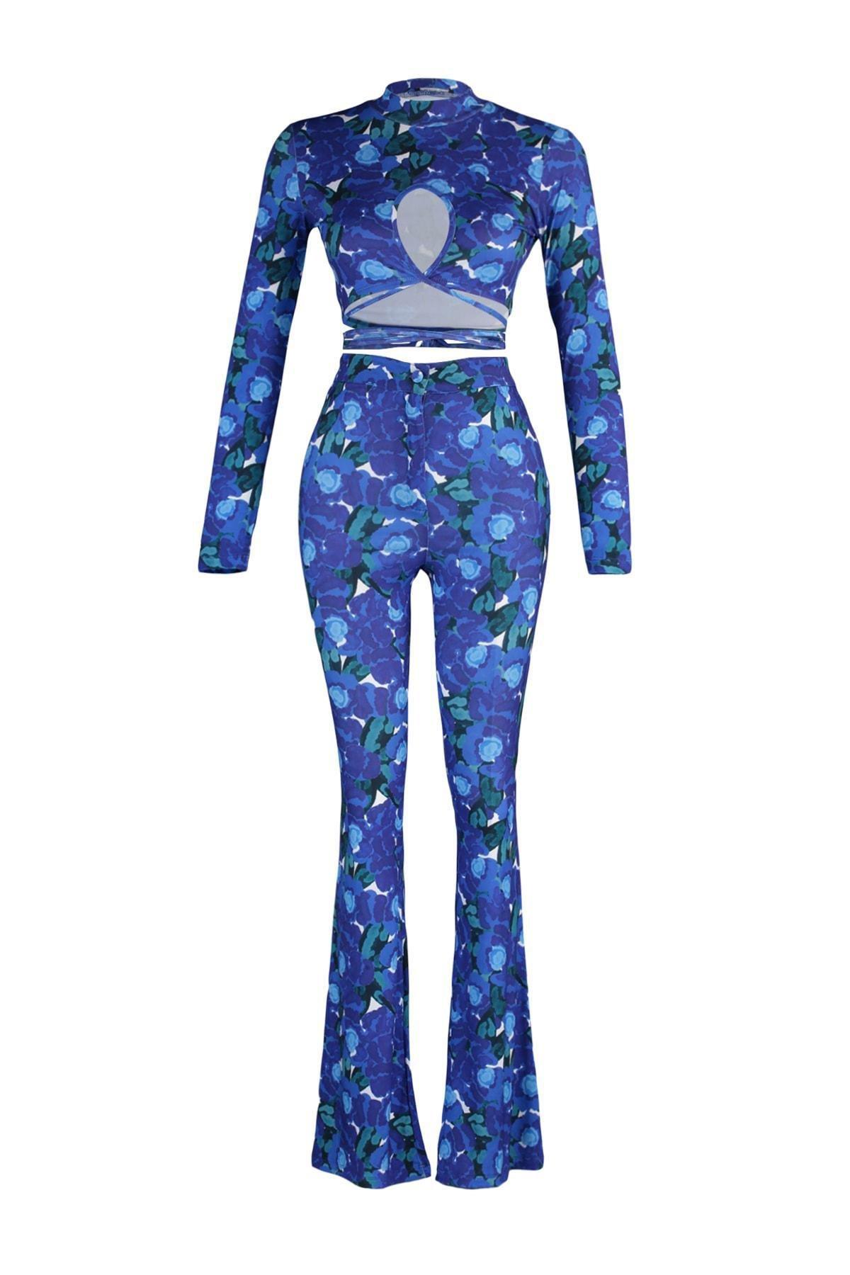 Multi Colour Fitted Co-Ord Set, , large image number 5
