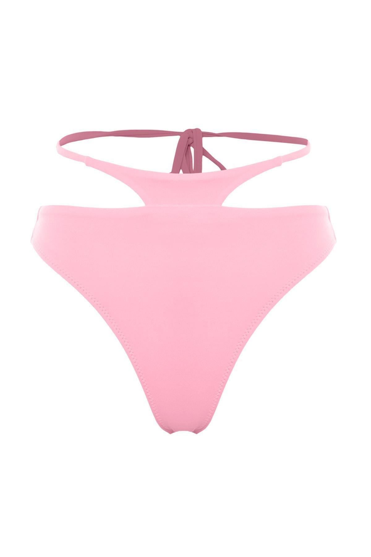 Pink Cut Out Bikini Bottom, Pink, large image number 6