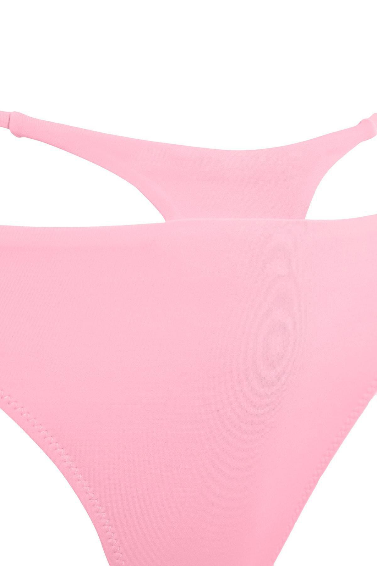 Pink Cut Out Bikini Bottom, Pink, large image number 7