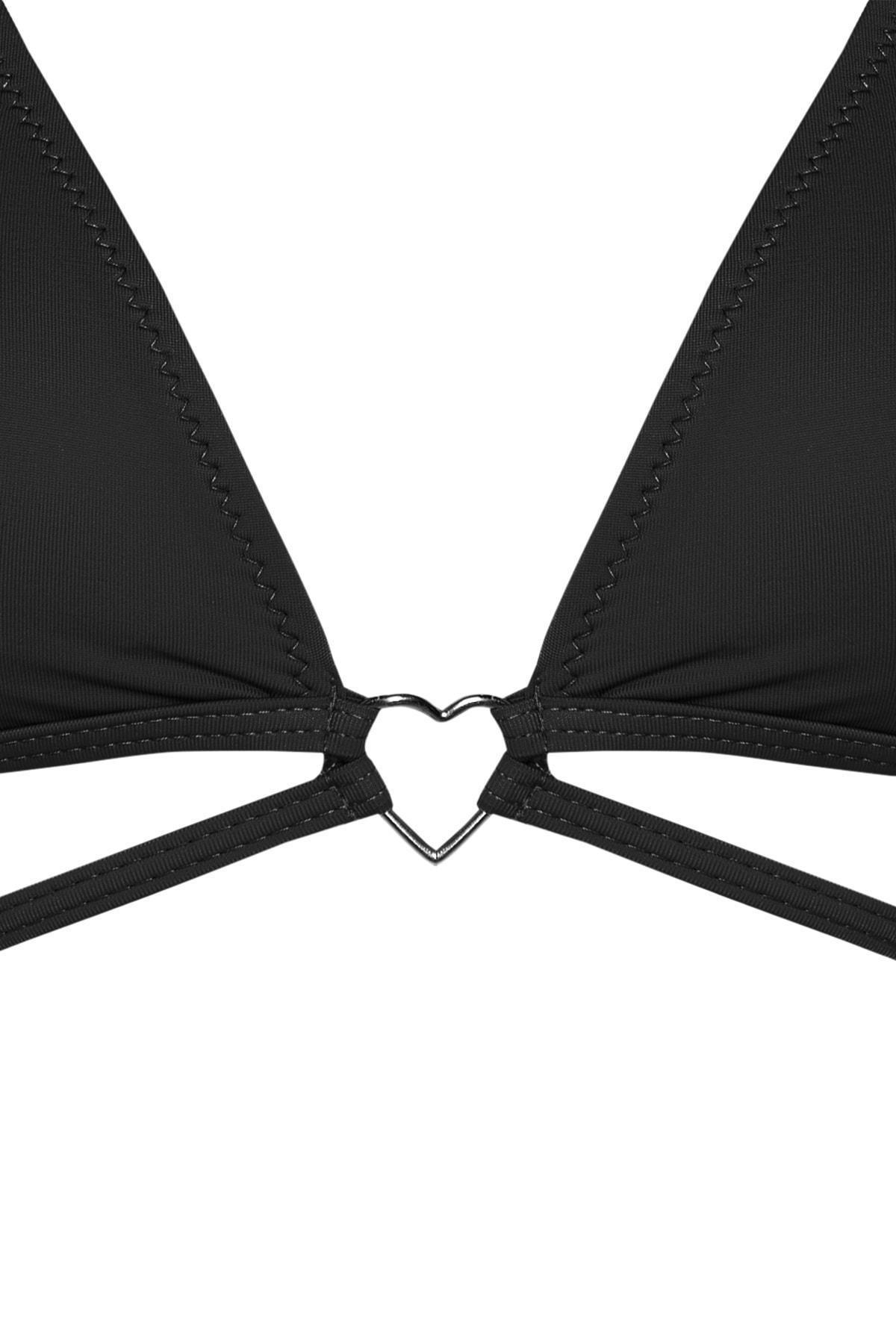 Black Bustier Bikini Top, , large image number 6