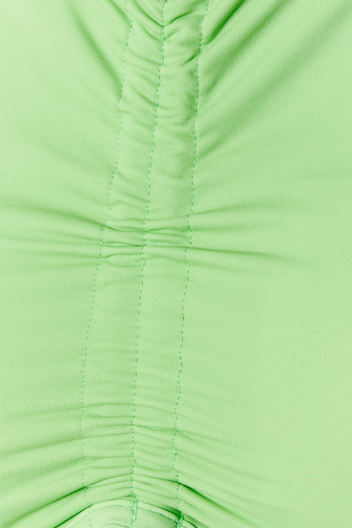 Trendyol - Green Ruffle Underwire Bikini Top