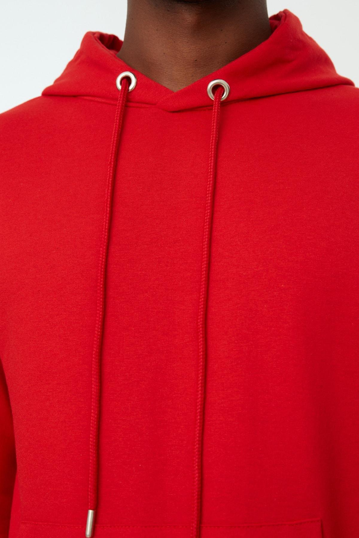 Red Hooded Sweatshirt, , large image number 6