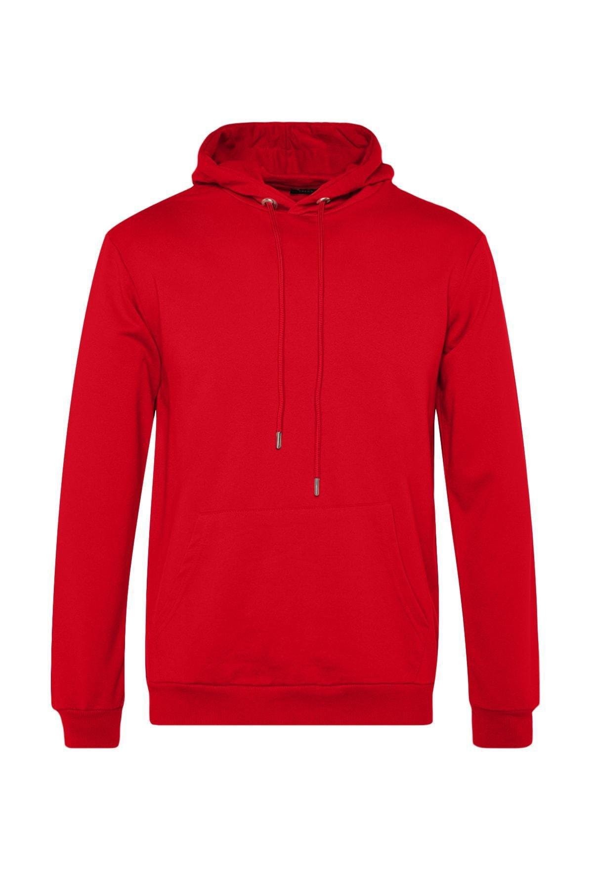Red Hooded Sweatshirt, , large image number 8