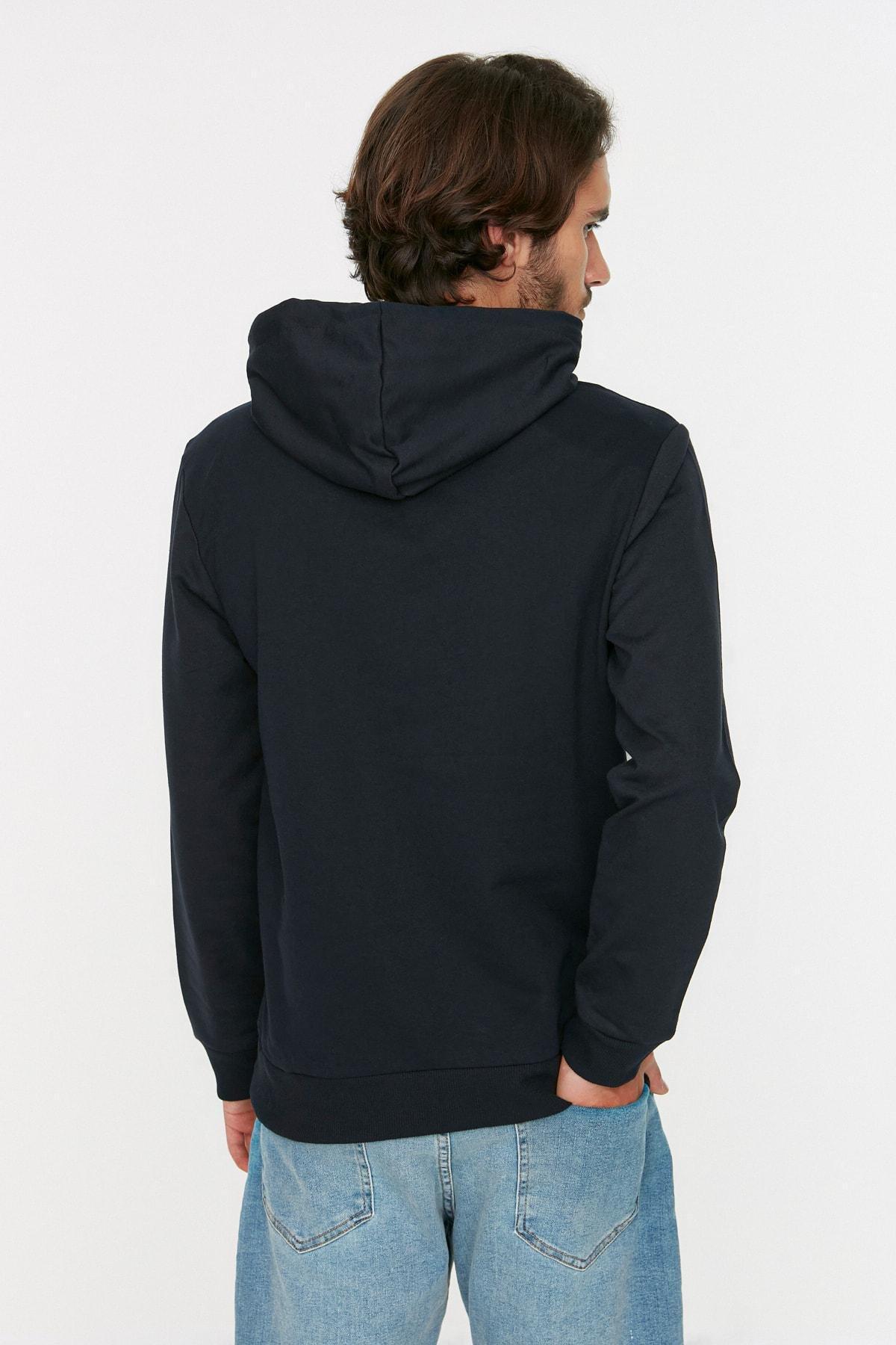 Green Mens Basic Regular/Regular Cut Hoodie. Kangaroo Pocket Long Sleeve Sweatshirt., Single, , large image number 16