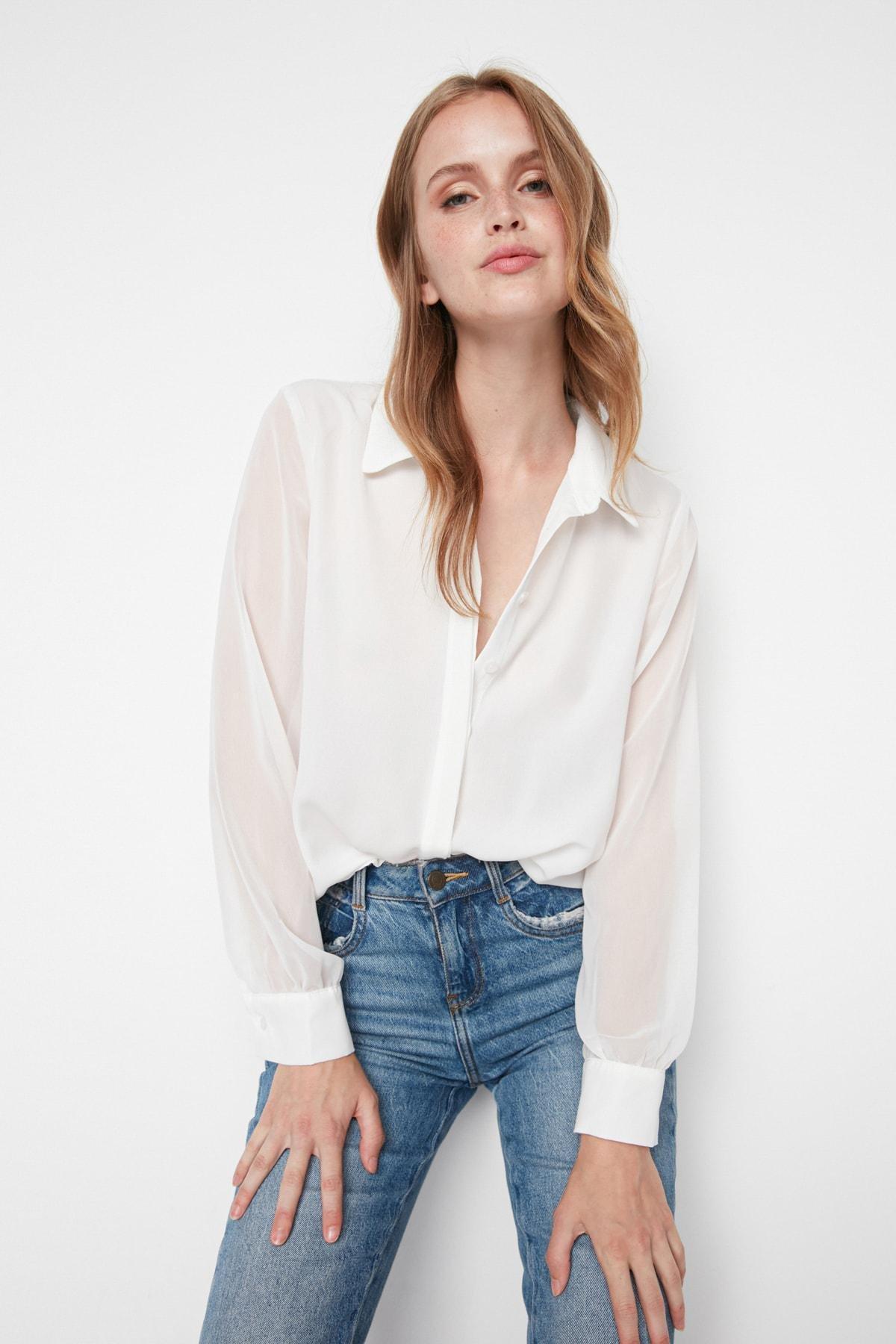 White Regular Shirt, , large image number 0