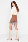 Trendyol - Brown A-Line Mini Skirt