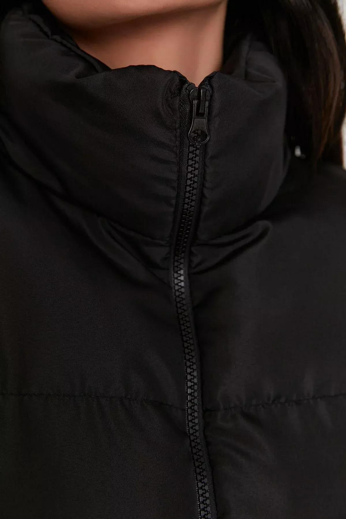 Black Women Standing Collar, Black, large image number 3