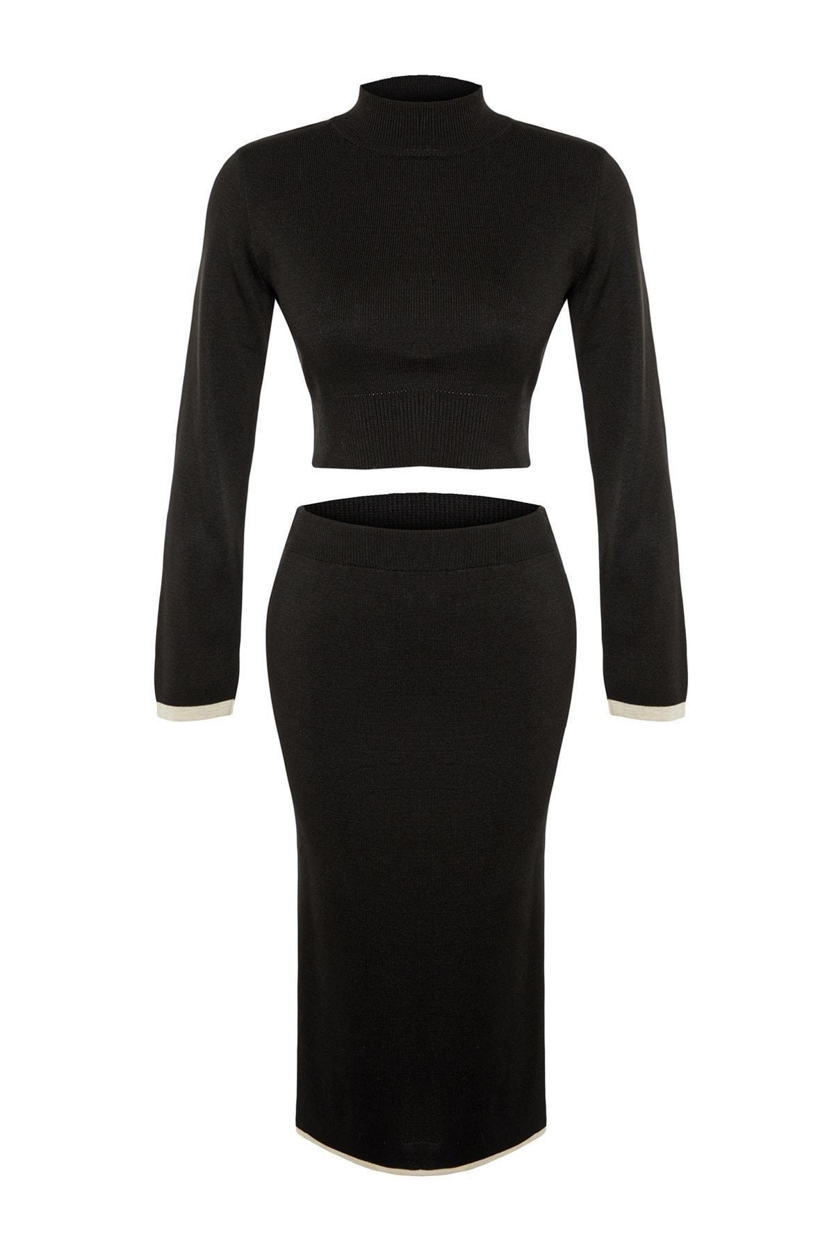 Black Slim Co-Ord Set, , large image number 5