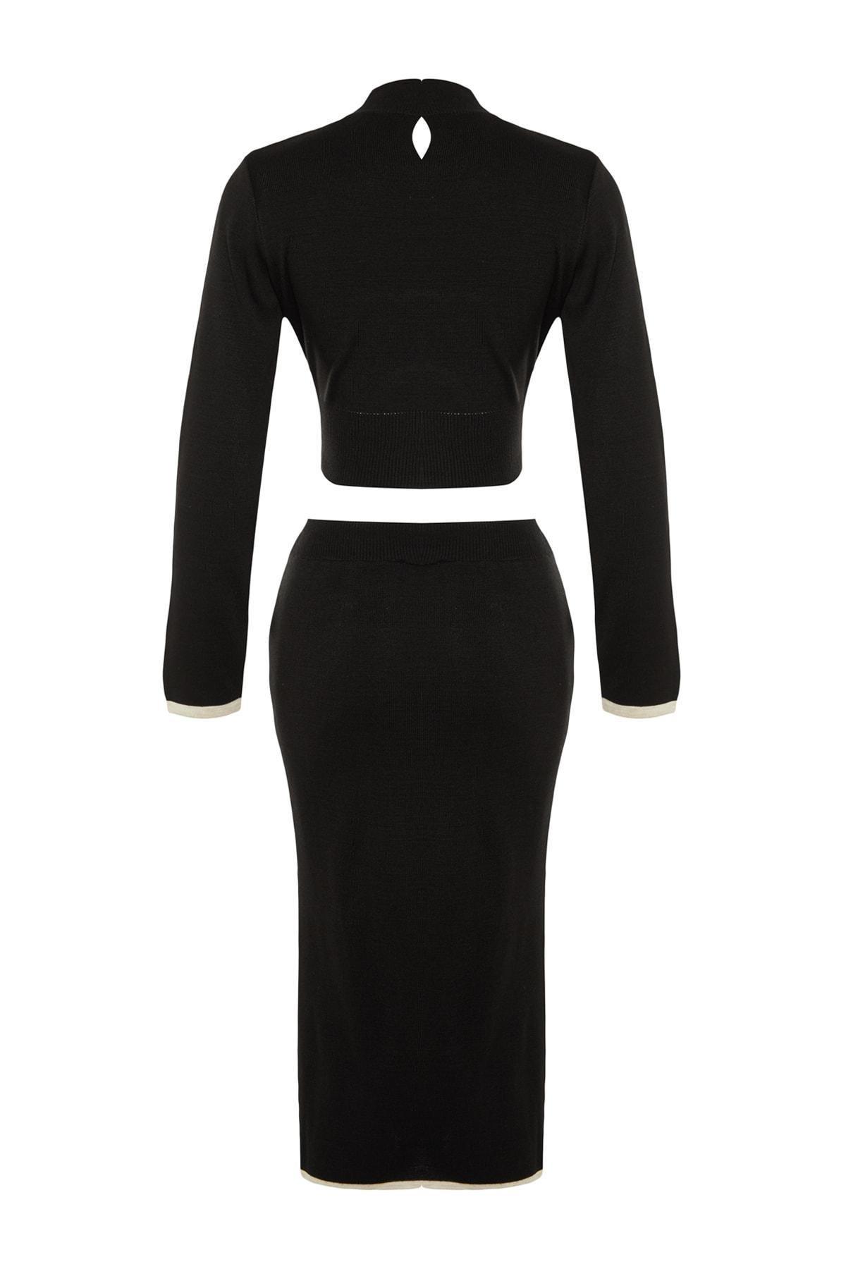 Black Slim Co-Ord Set, , large image number 7