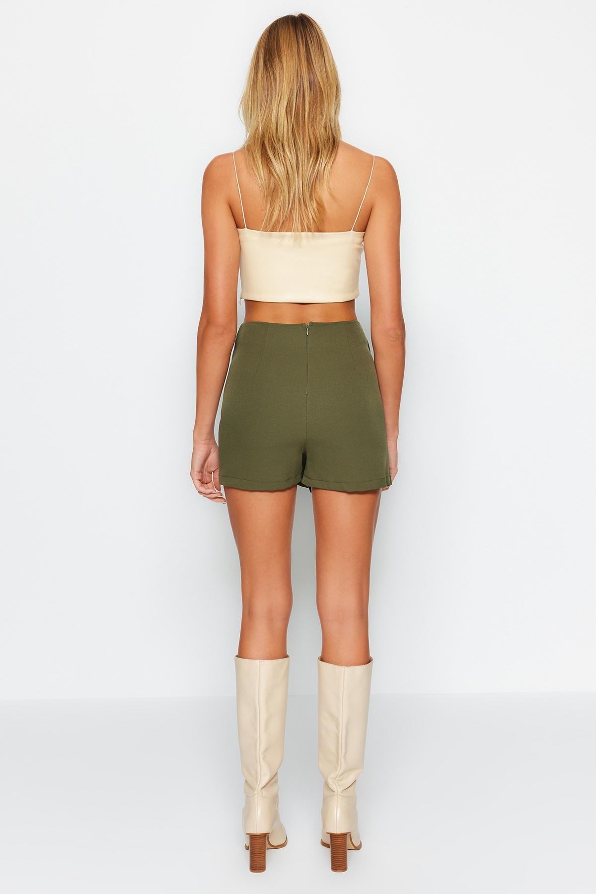 Khaki Weave Skort, , large image number 4