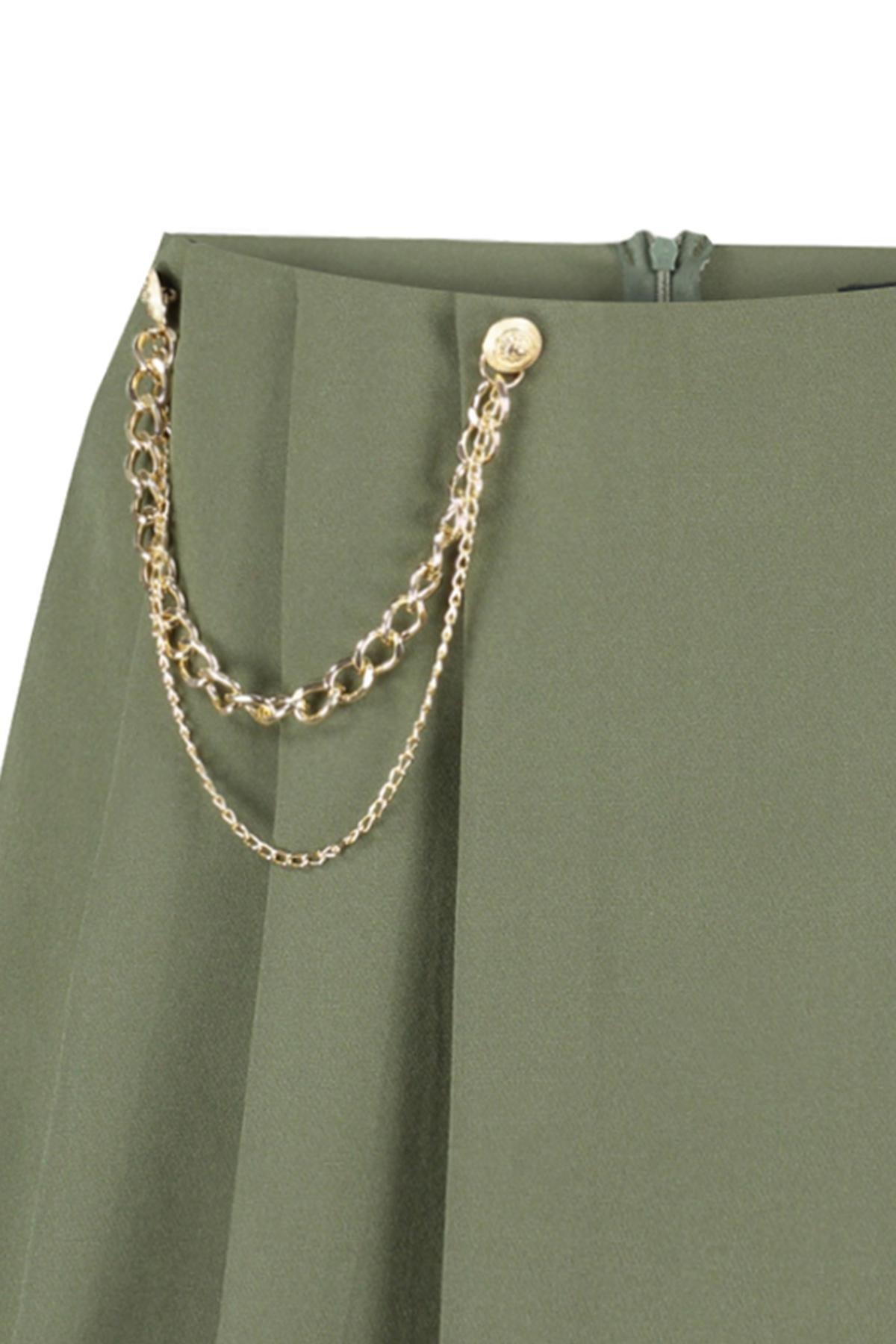 Khaki Weave Skort, , large image number 5