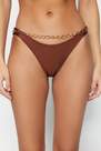 Trendyol - Brown Brazilian Bikini Bottom