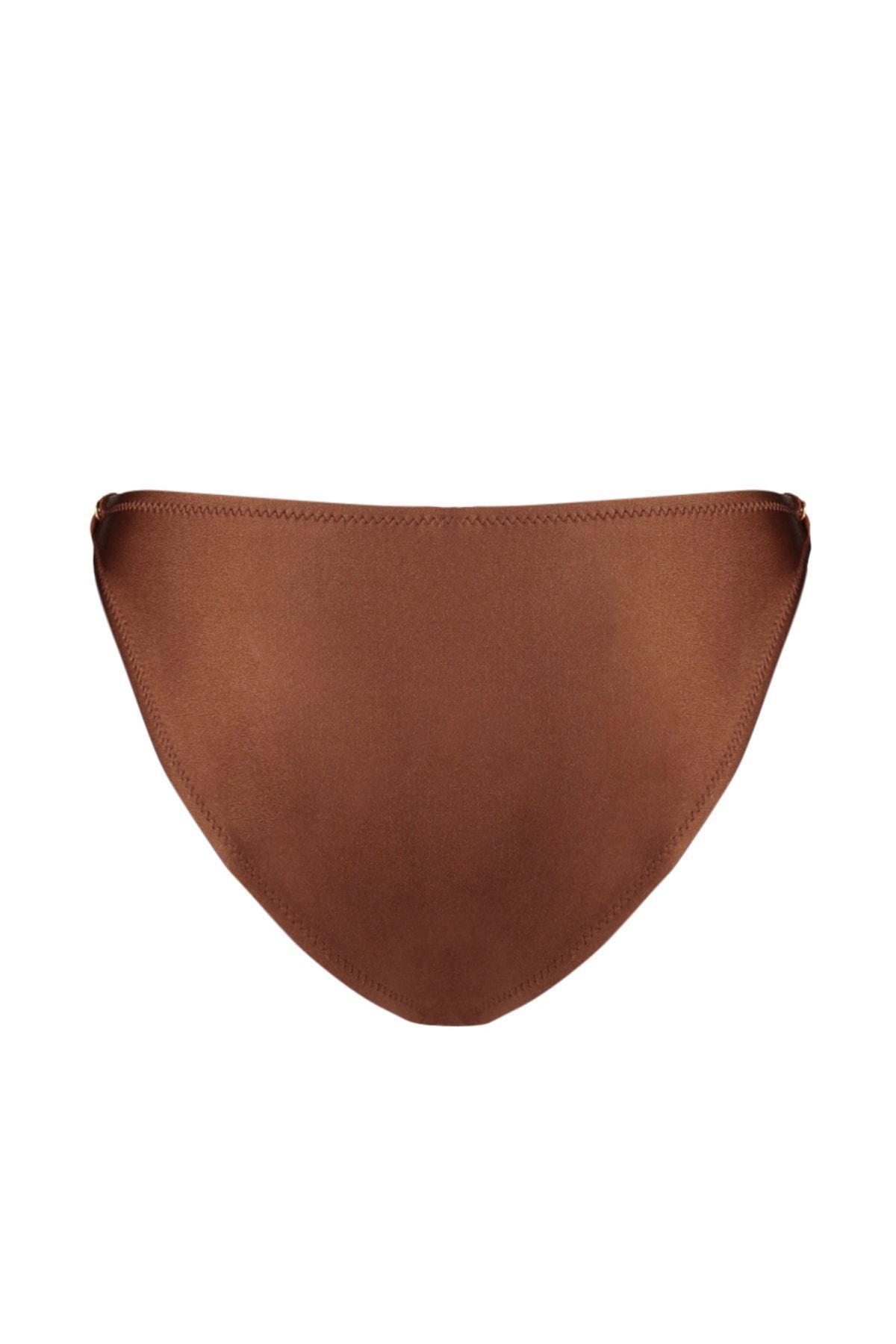 Brown Brazilian Bikini Bottom, Brown, large image number 8