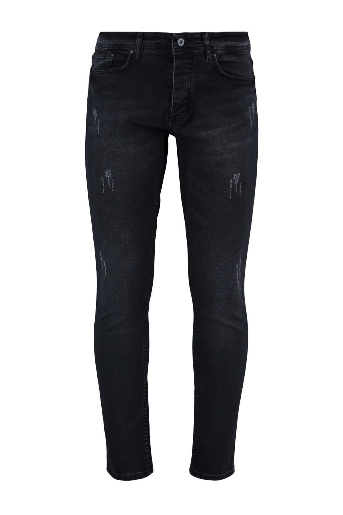 Trendyol - Black Mid Waist Skinny Jeans