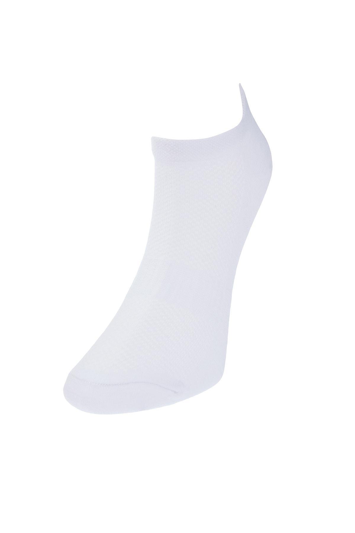 White Socks, Set Of 5, White, large image number 3