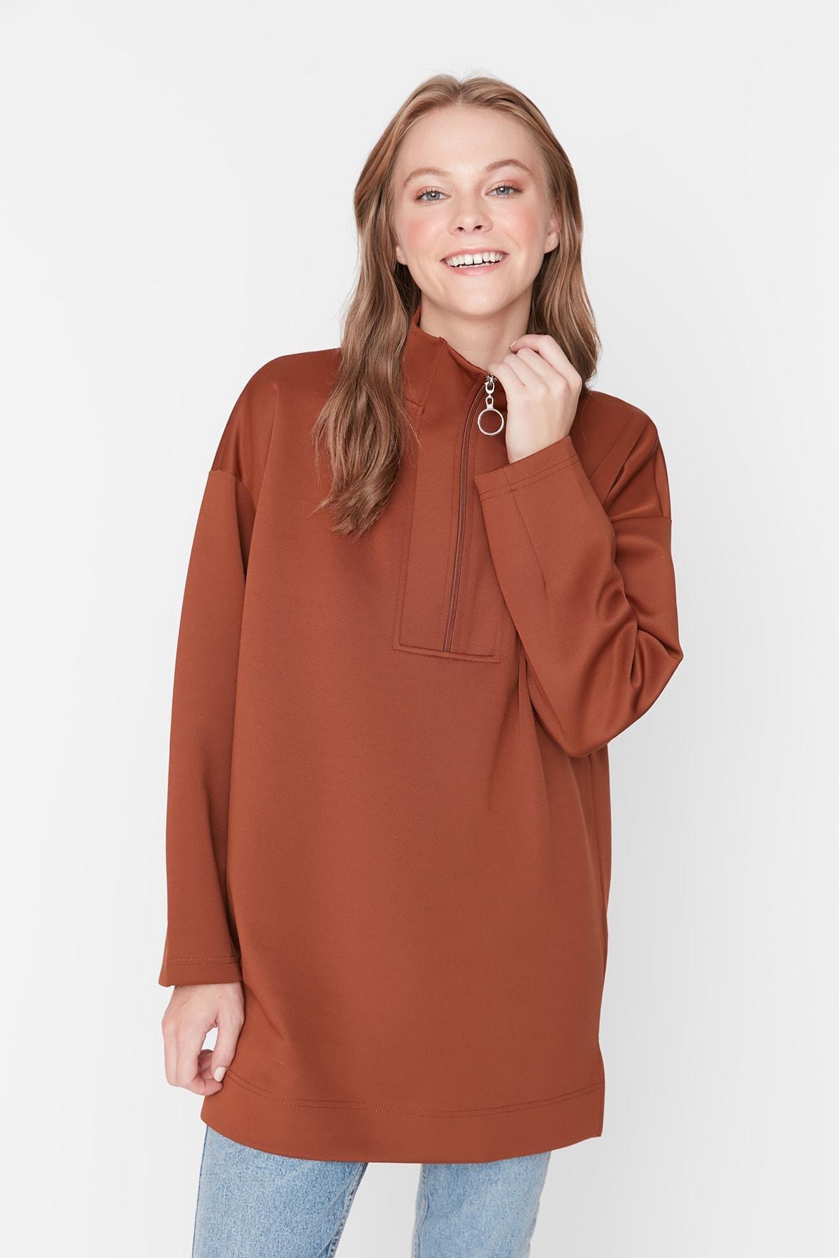 Sweatshirt - Brown - Regular fit, , large image number 3