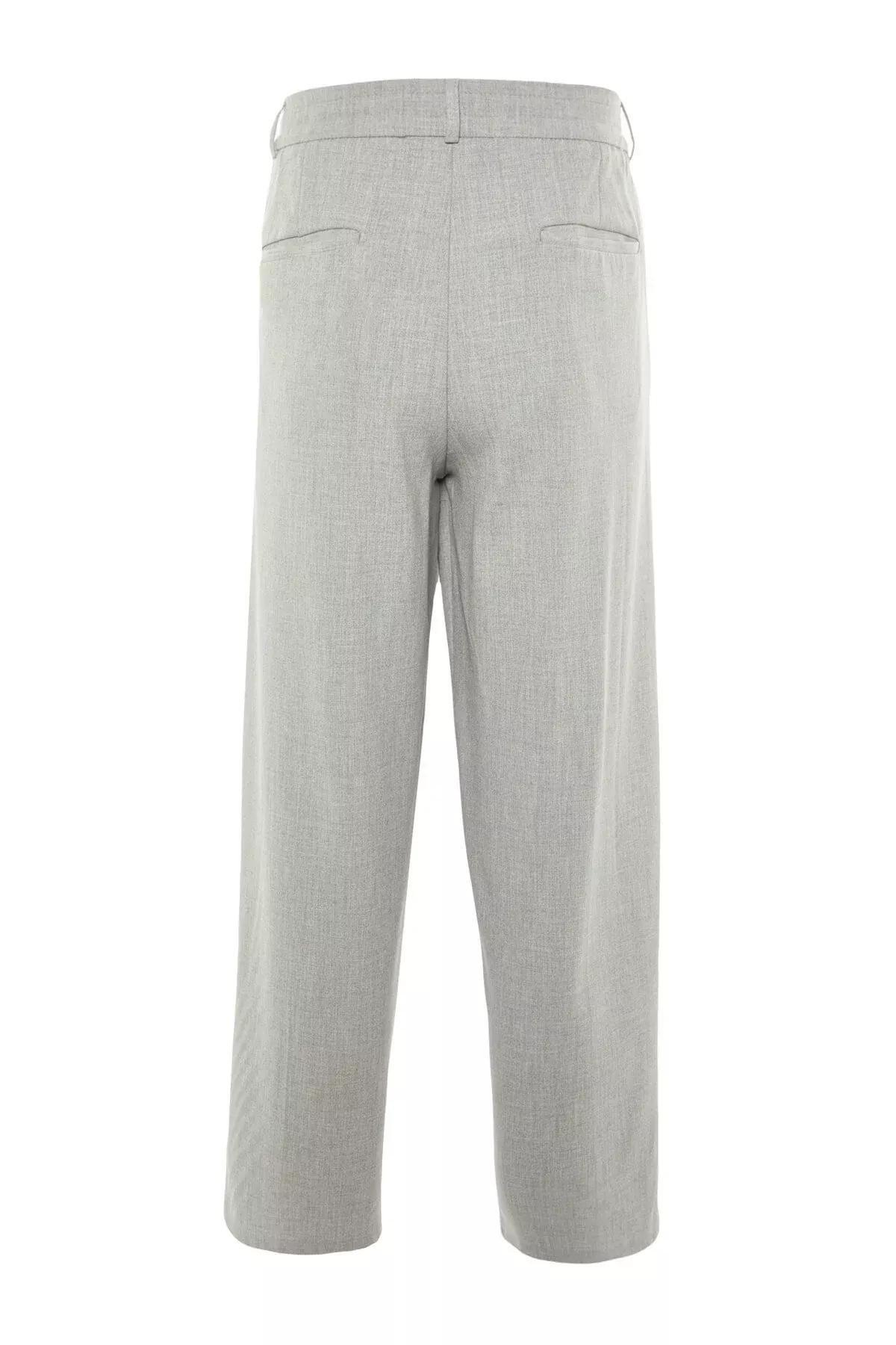 Gray Wide Leg Pants, Gray, large image number 13