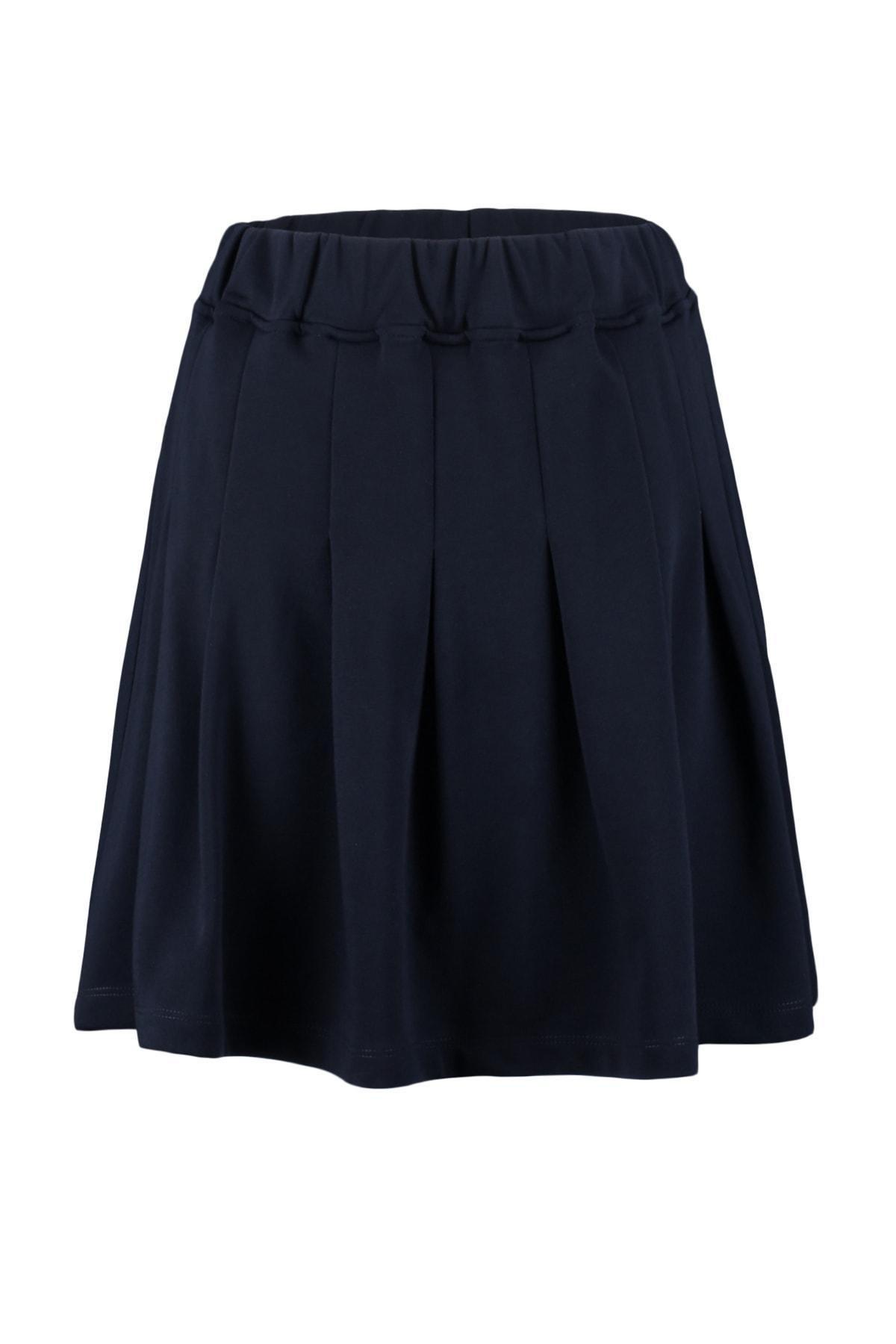 Black Mini Plus Size Skirt, , large image number 5
