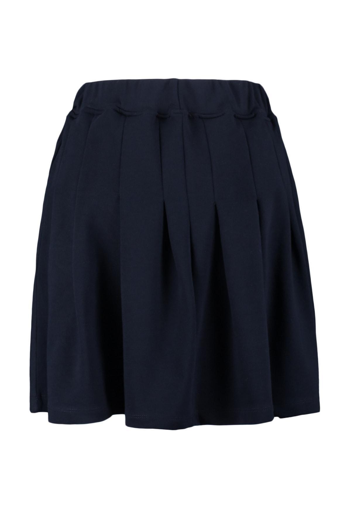 Black Mini Plus Size Skirt, , large image number 6