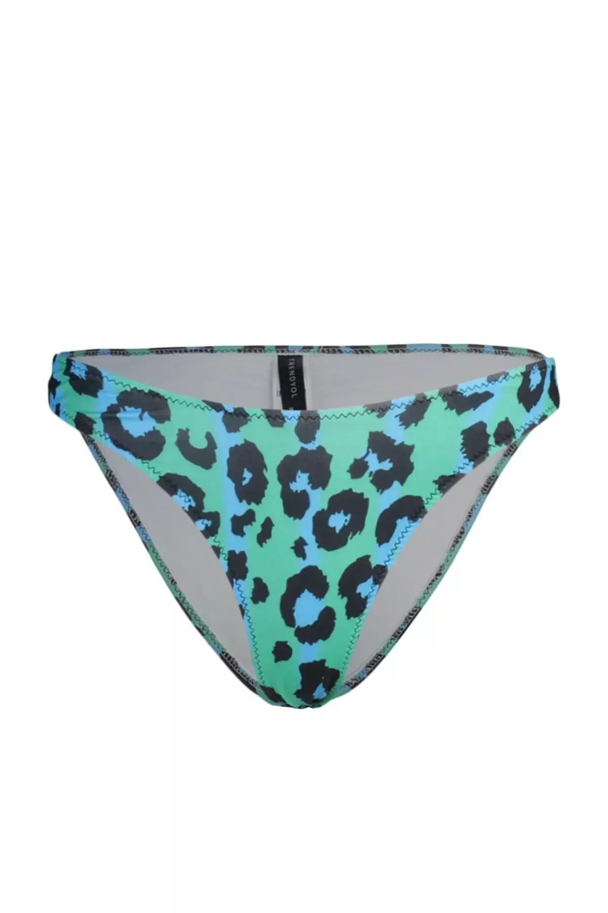 Multicolour Animal Print Bikini Bottom, Multicolor, large image number 6