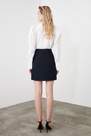 Trendyol - Navy A-Line Mini Skirt