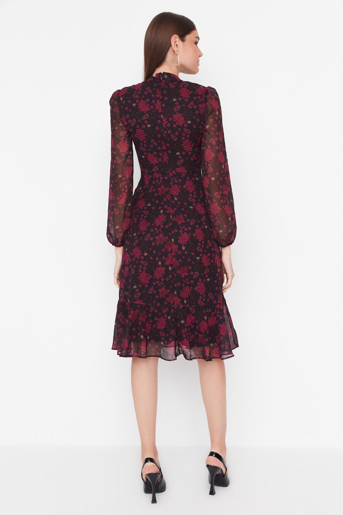 Pink A-Line Midi Dress, , large image number 4