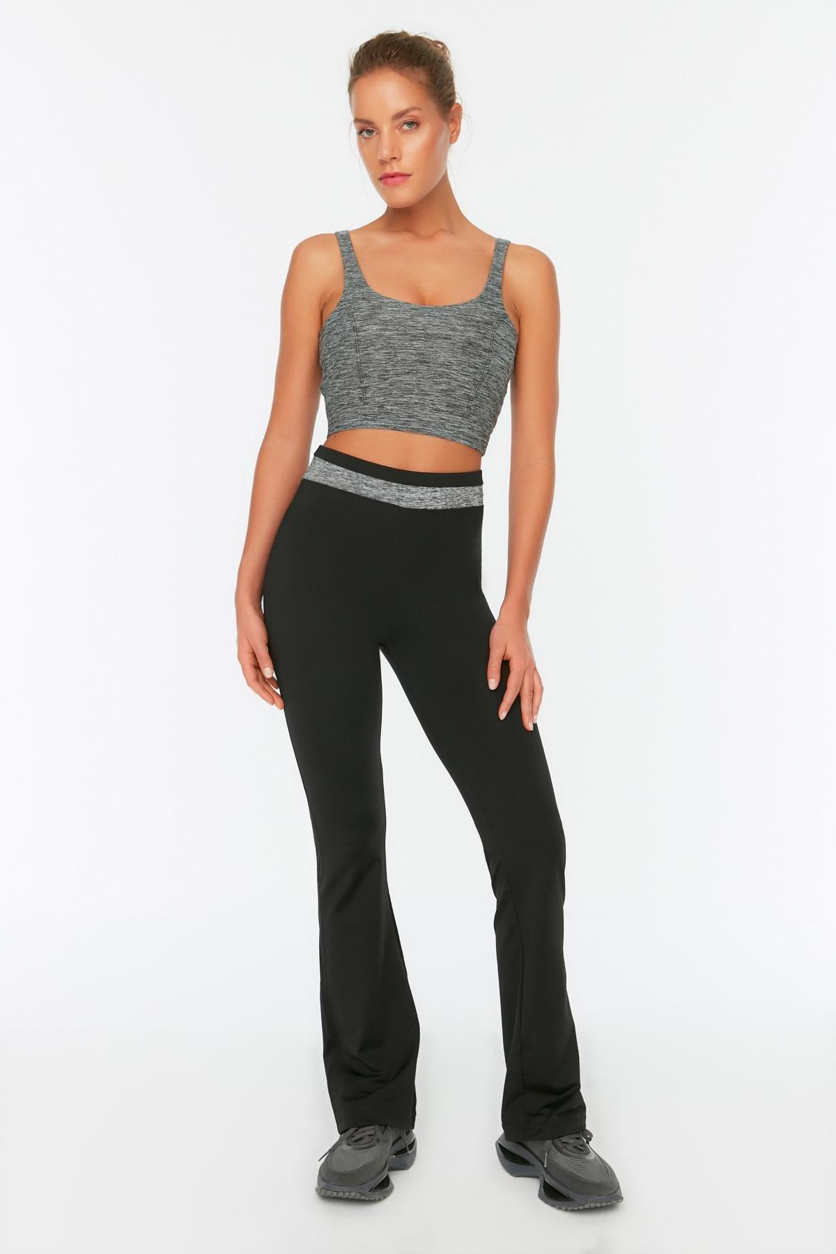 Black Straight Sweatpants, , large image number 2