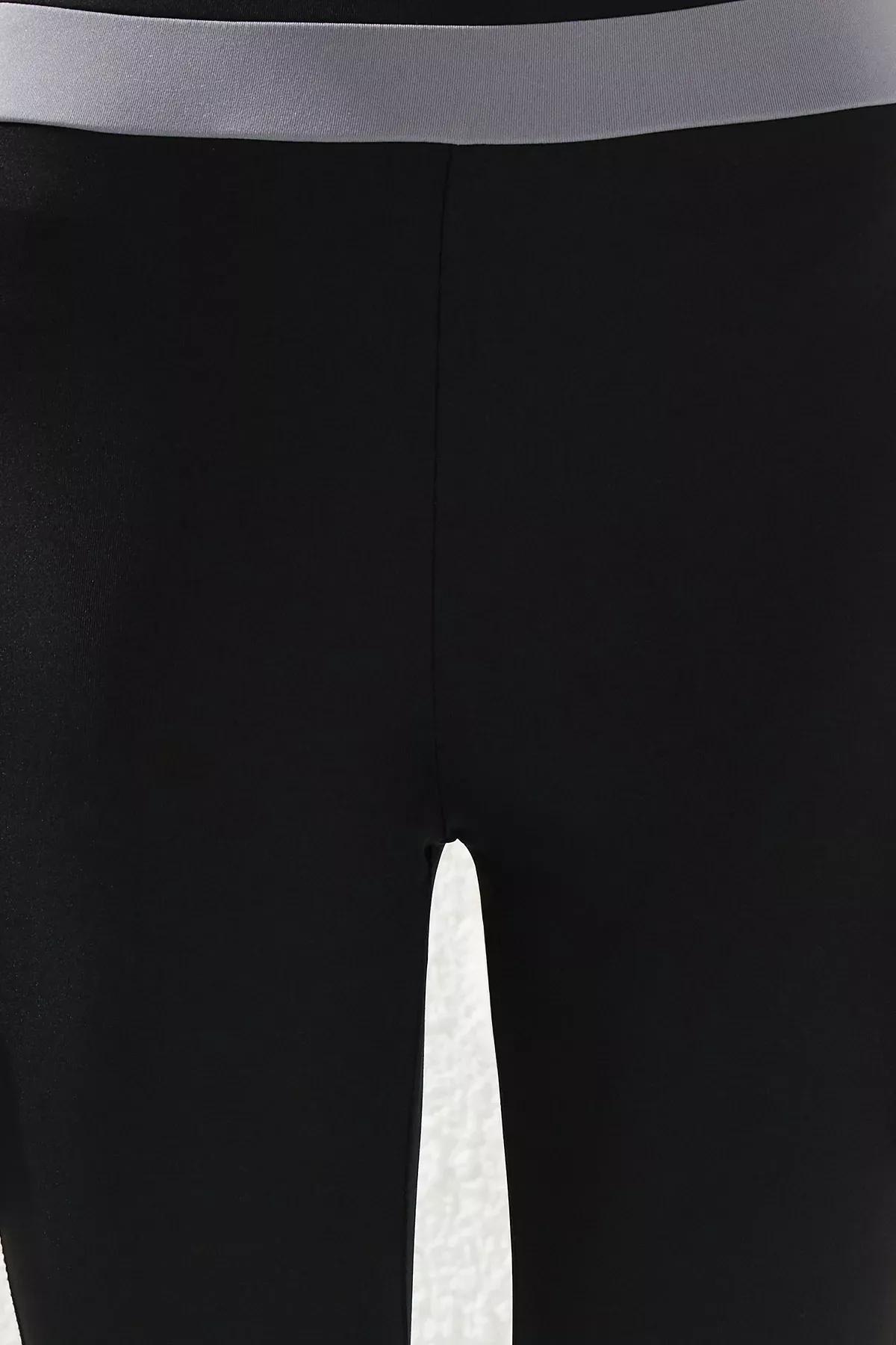 Black Straight Sweatpants, , large image number 3