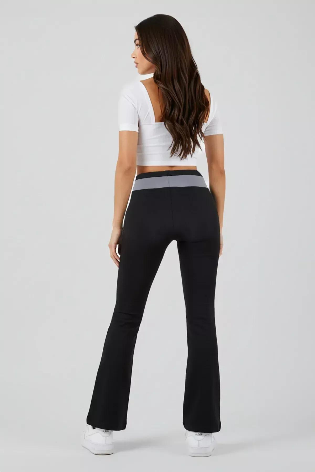 Black Straight Sweatpants, , large image number 7